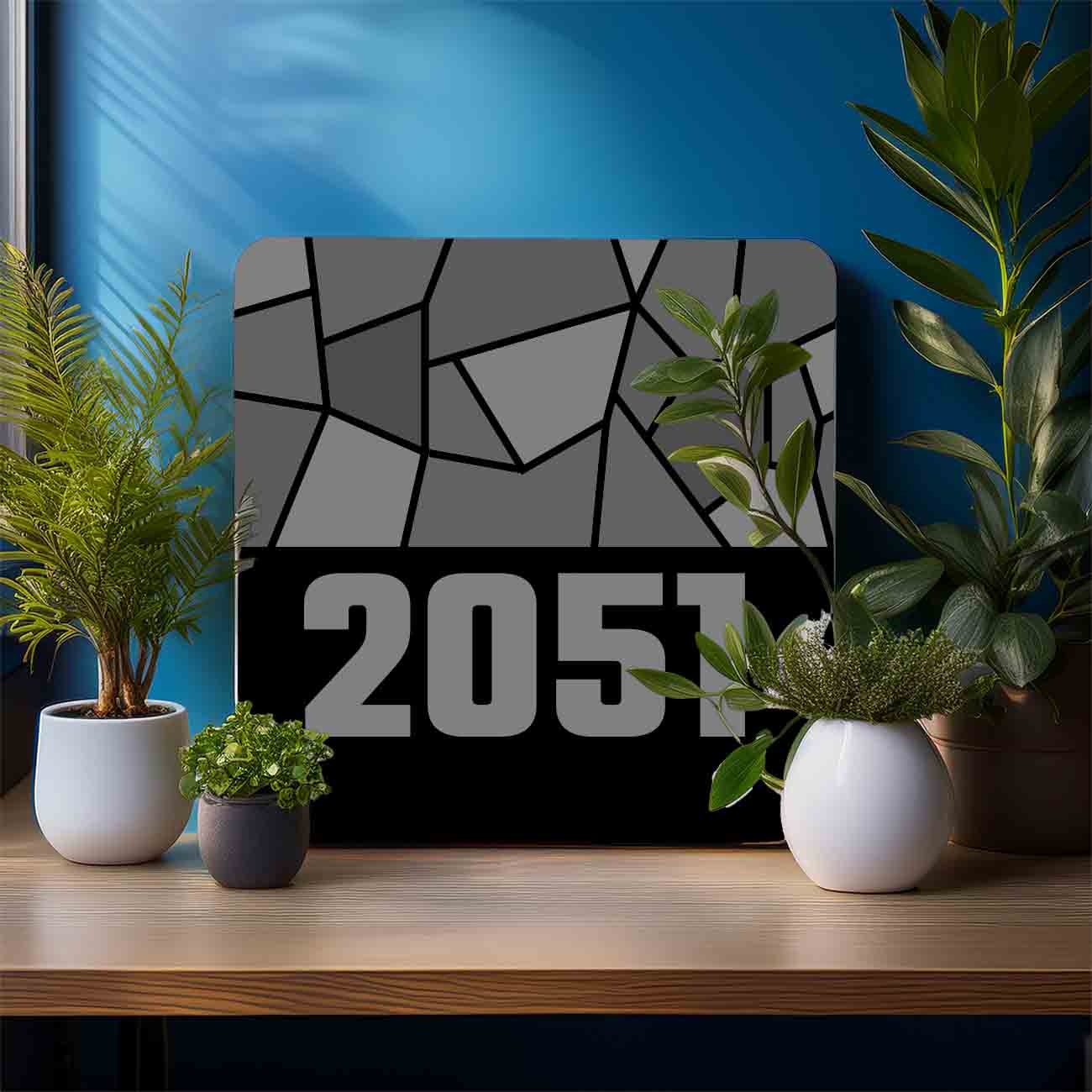 2051 Year Mousepad (Black)