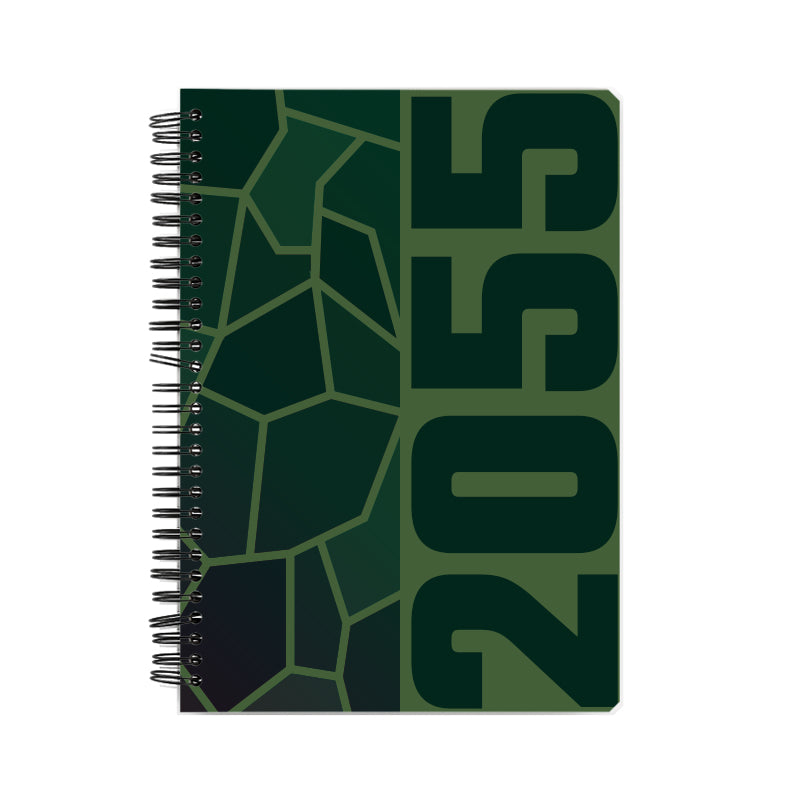 2055 Year Notebook (Olive Green)