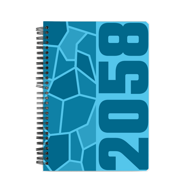 2058 Year Notebook (Sky Blue)