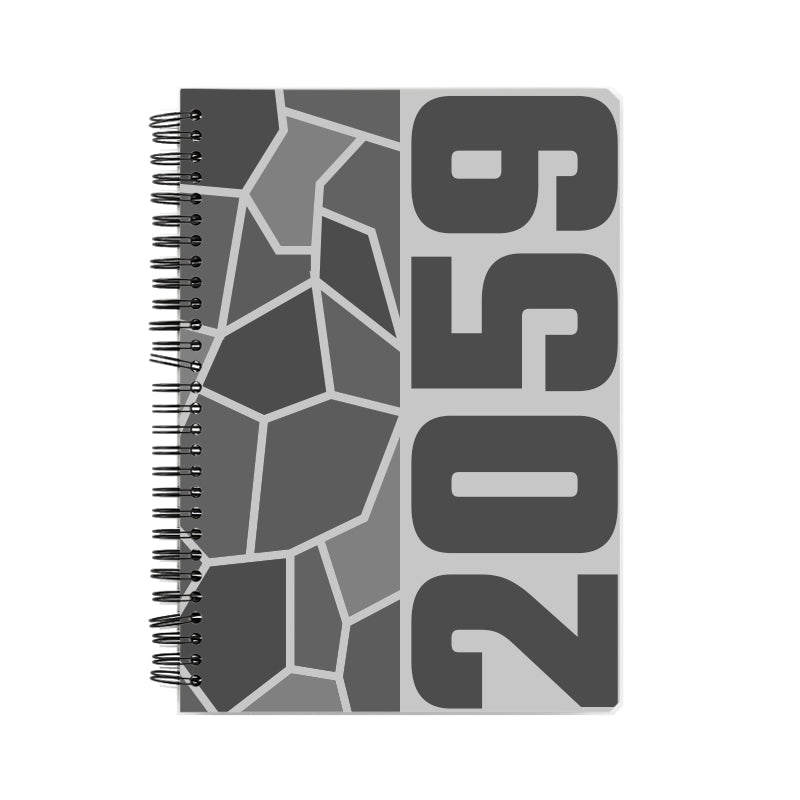 2059 Year Notebook (Melange Grey)