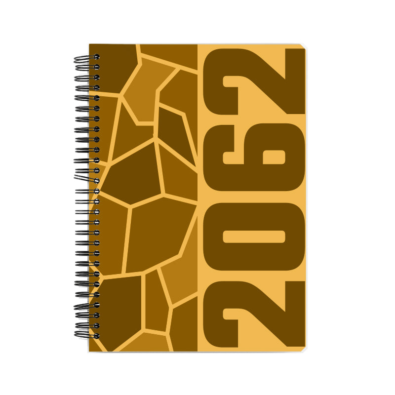 2062 Year Notebook (Golden Yellow)