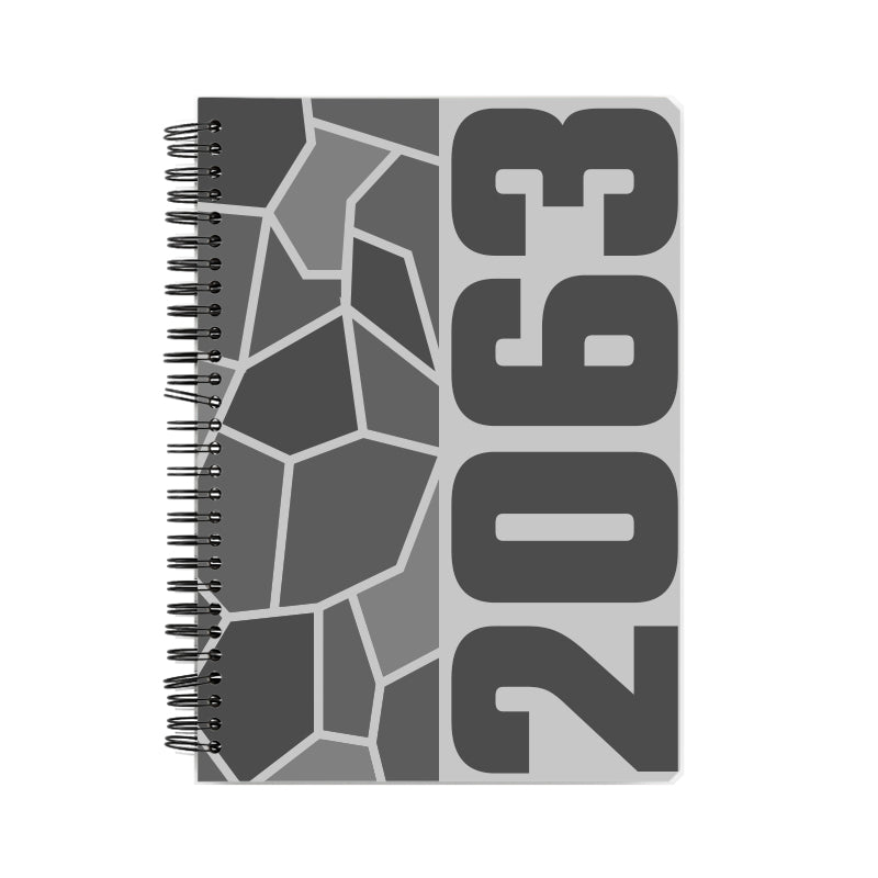 2063 Year Notebook (Melange Grey)