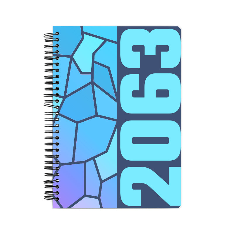 2063 Year Notebook (Navy Blue)