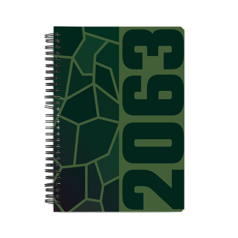 2063 Year Notebook (Olive Green)