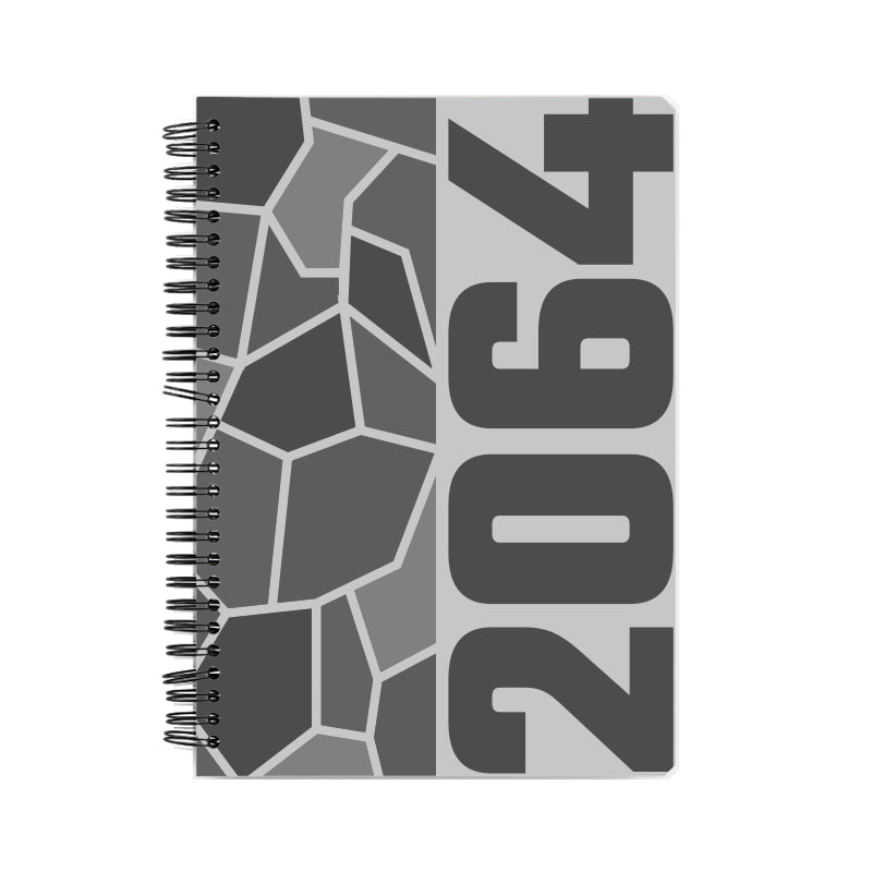 2064 Year Notebook (Melange Grey)