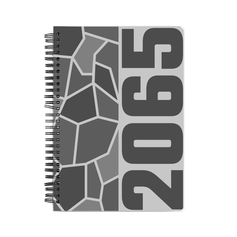 2065 Year Notebook (Melange Grey)
