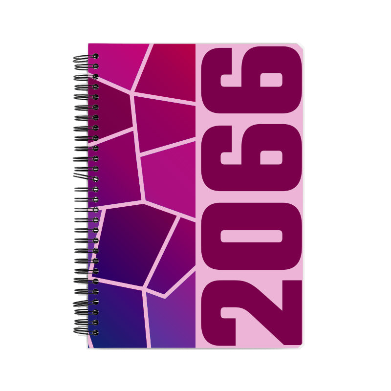 2066 Year Notebook (Light Pink)