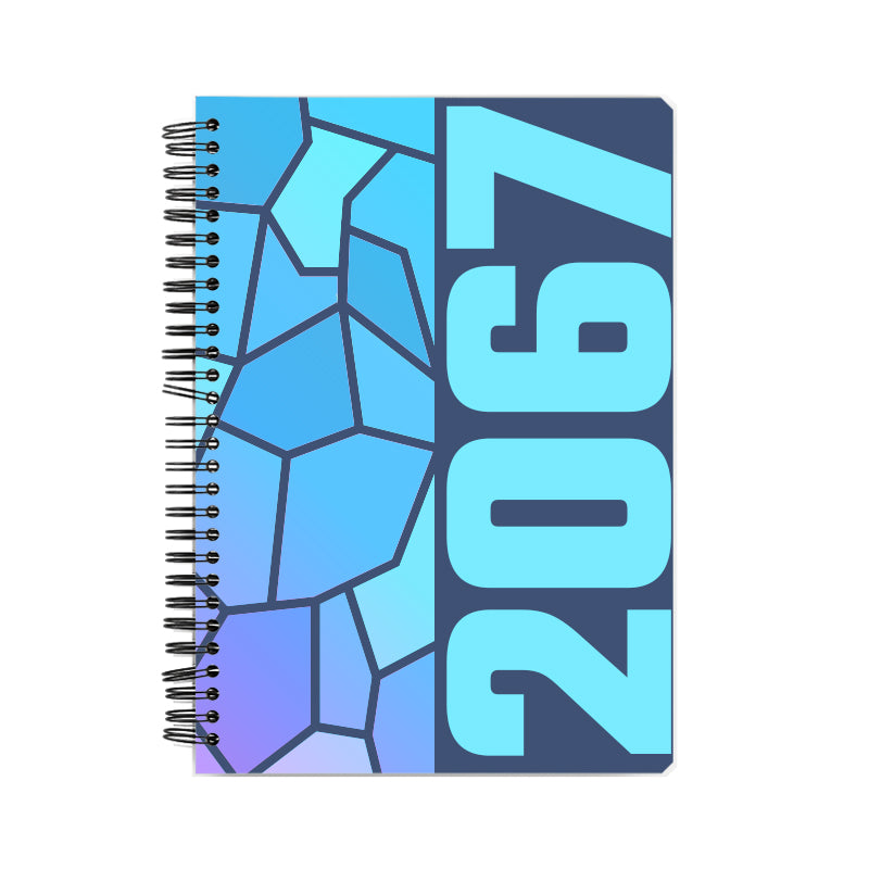2067 Year Notebook (Navy Blue)