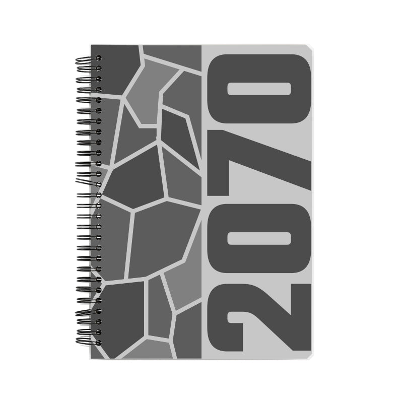 2070 Year Notebook (Melange Grey)