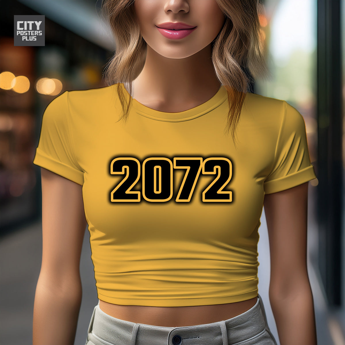 Year 2072 Vintage Birth Year Women Crop Top