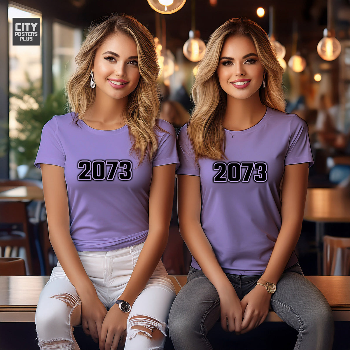 Year 2073 Vintage Birth Year Women T-Shirt