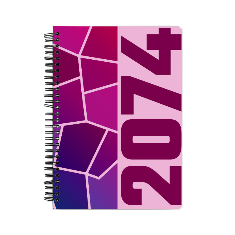 2074 Year Notebook (Light Pink)