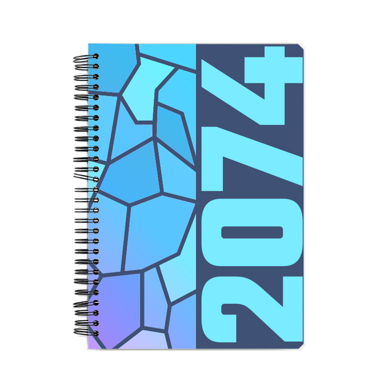 2074 Year Notebook (Navy Blue)