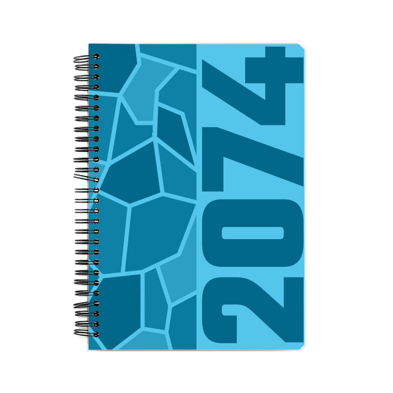 2074 Year Notebook (Sky Blue)