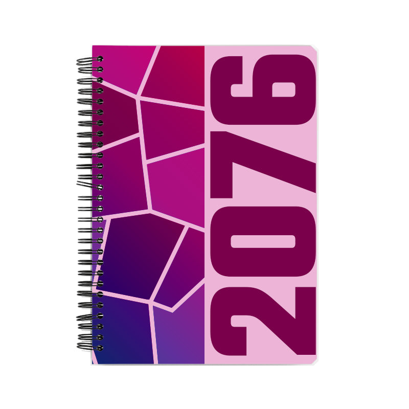 2076 Year Notebook (Light Pink)