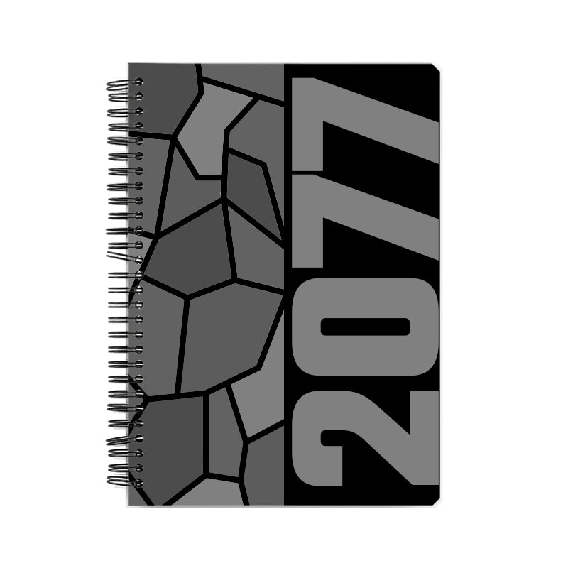 2077 Year Notebook (Black)