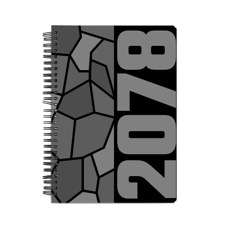 2078 Year Notebook (Black)