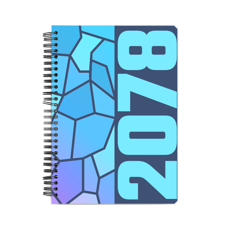 2078 Year Notebook (Navy Blue)