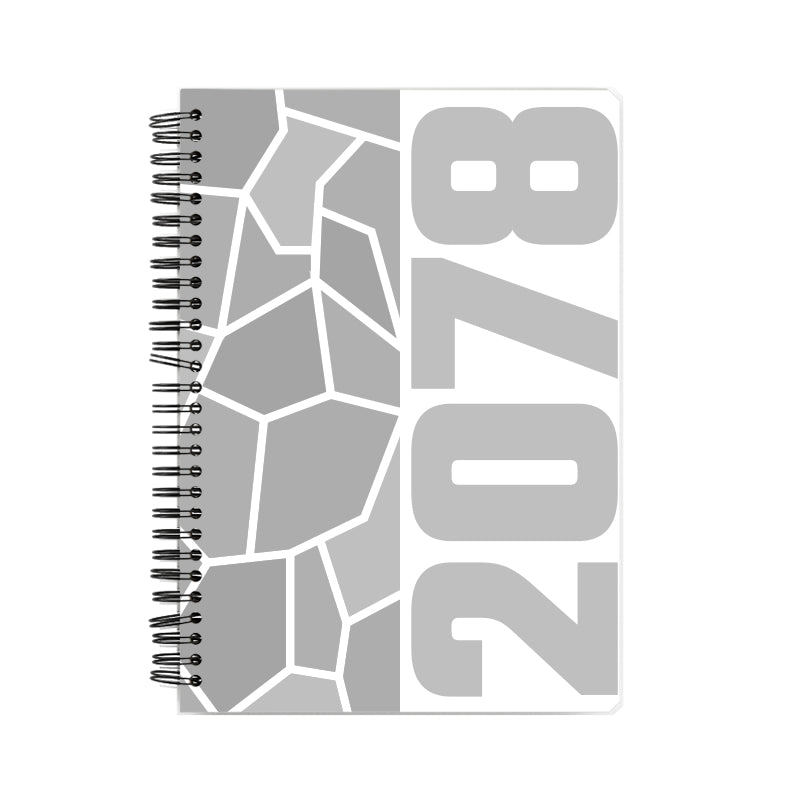 2078 Year Notebook (White)