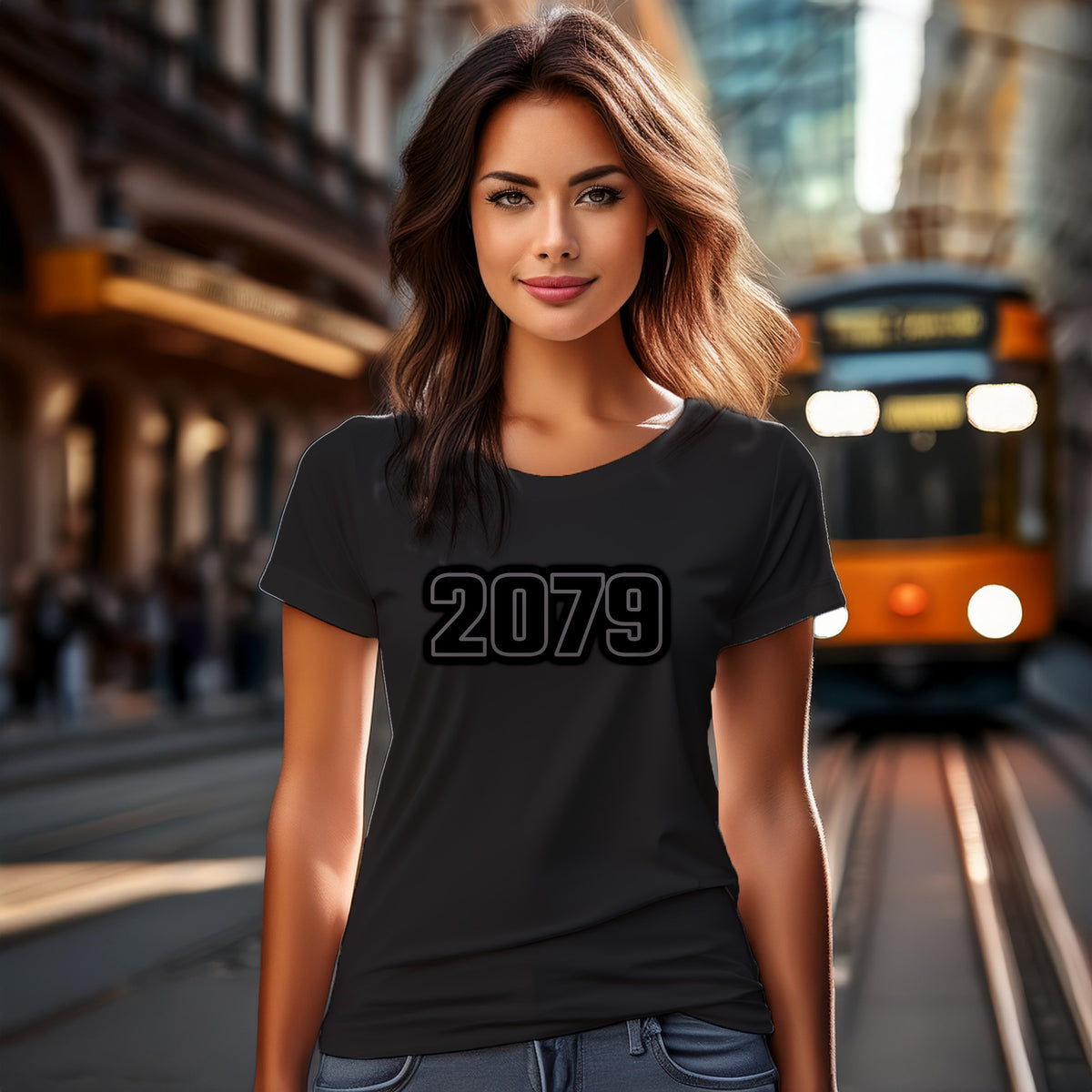 2079 Women T-Shirt | Vintage Birth Year Shirt | City Posters Plus