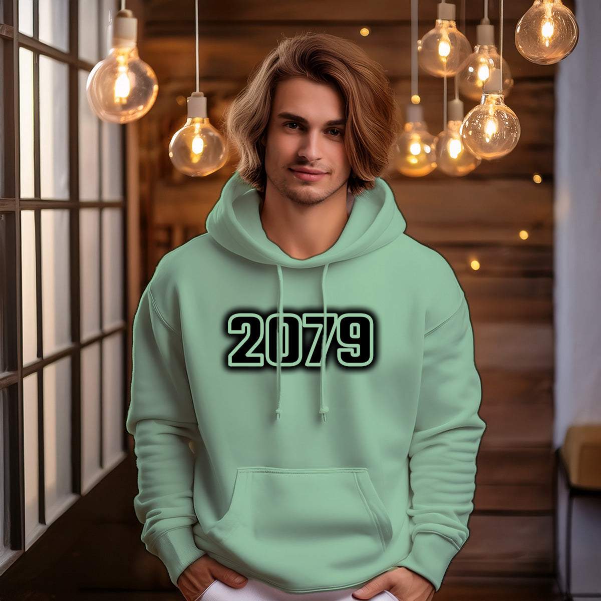 2079 Men Unisex Hoodie | Vintage Birth Year Hoodie Gift