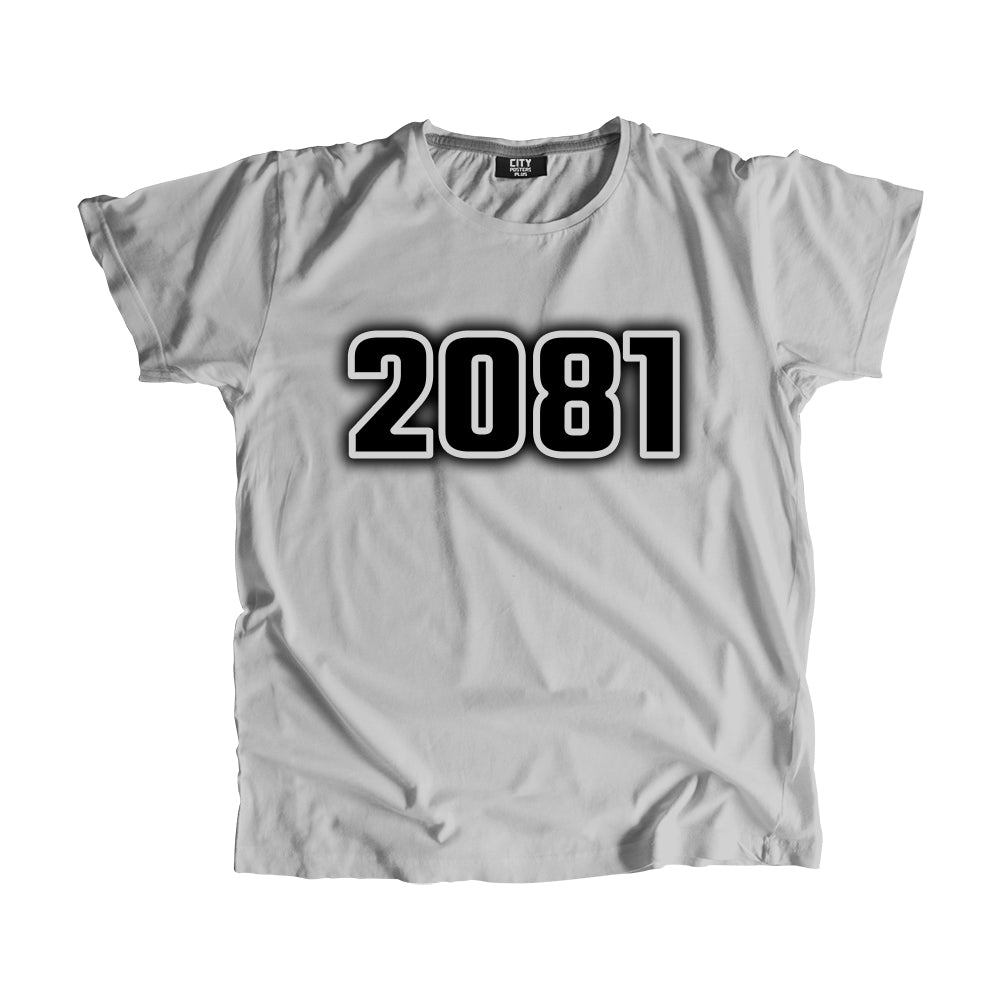 2081 Vintage Heritage Year Men Unisex T-Shirt (Melange Grey)