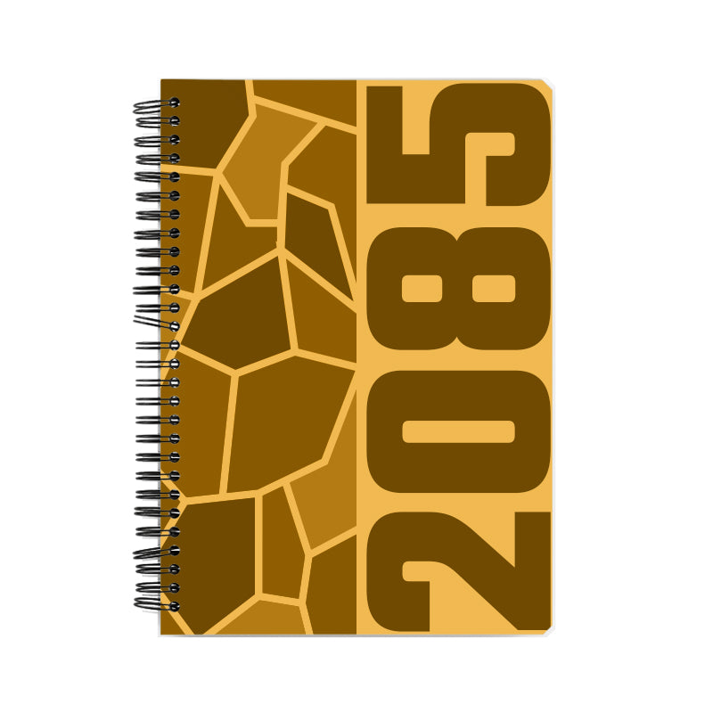 2085 Year Notebook (Golden Yellow)