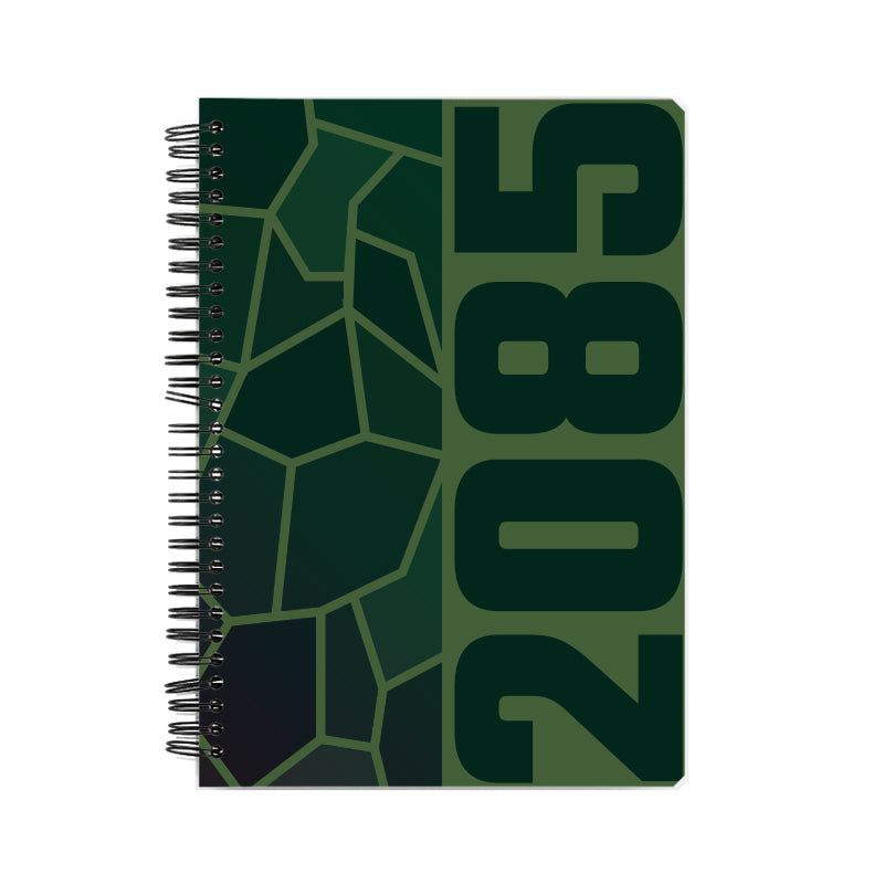 2085 Year Notebook (Olive Green)