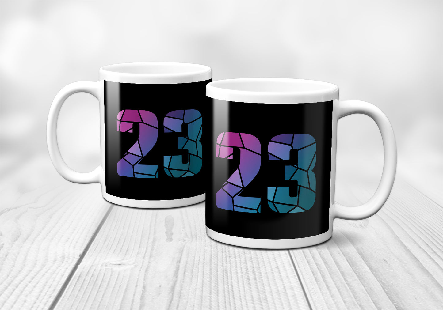 23 Number Mug (Black)