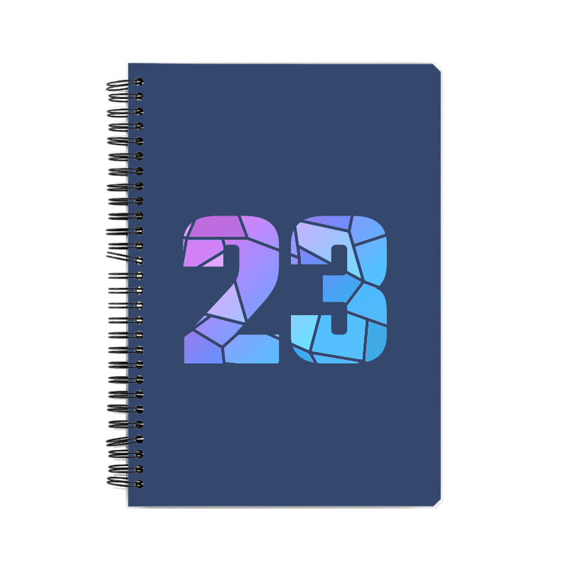 23 Number Notebook (Navy Blue)