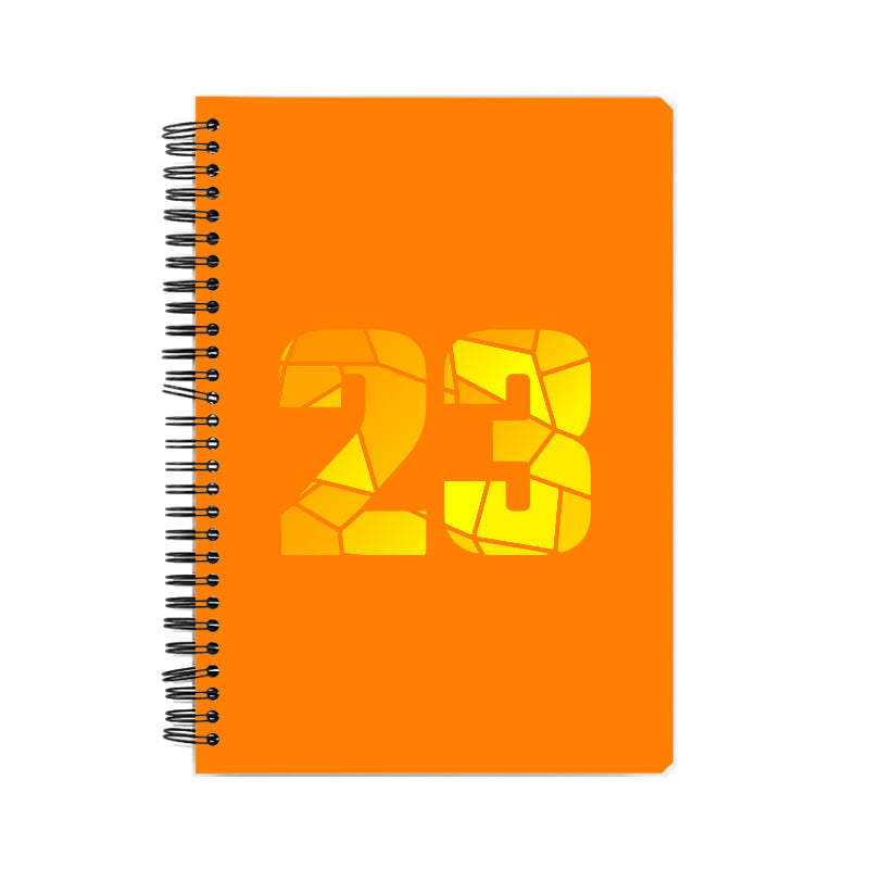 23 Number Notebook (Orange)