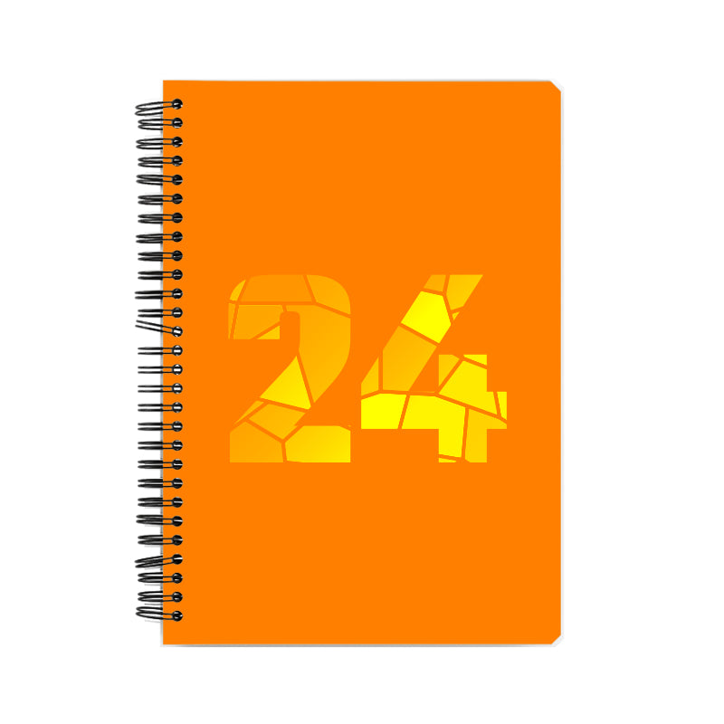 24 Number Notebook (Orange)