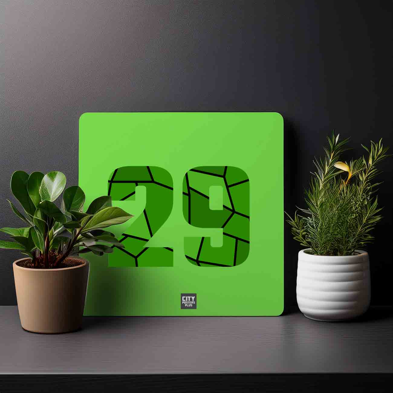29 Number Mousepad (Liril Green)