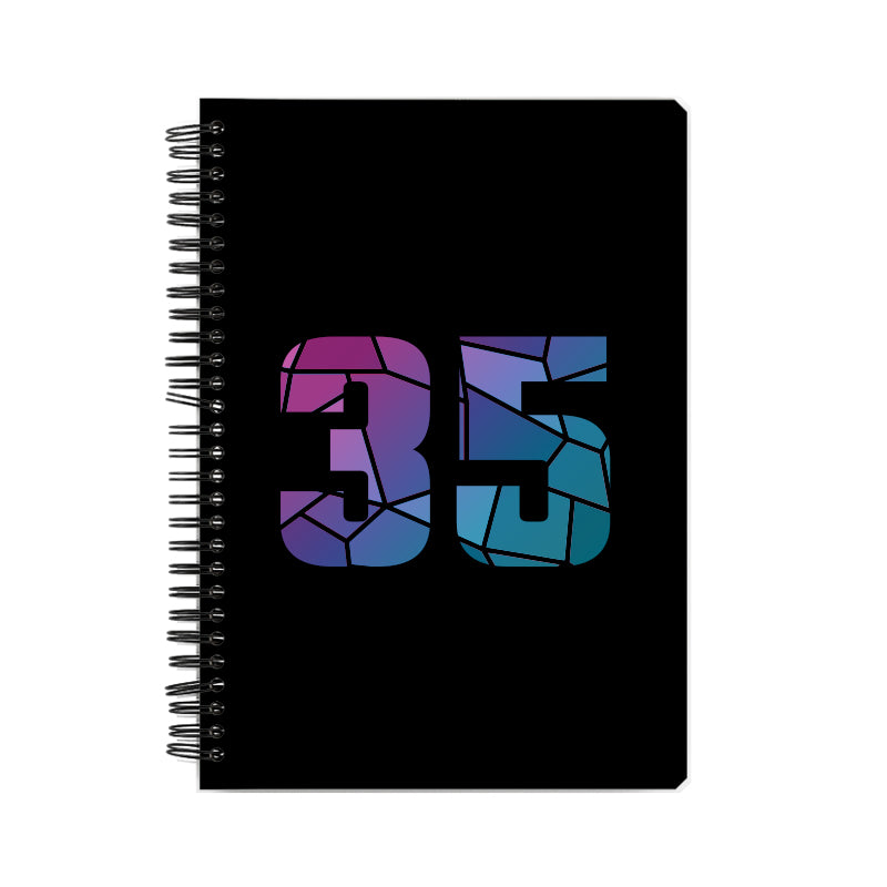 35 Number Notebook (Black)