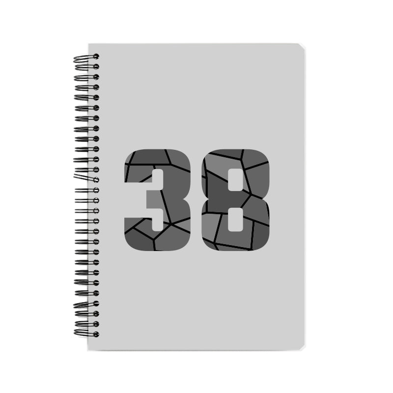38 Number Notebook (Melange Grey)