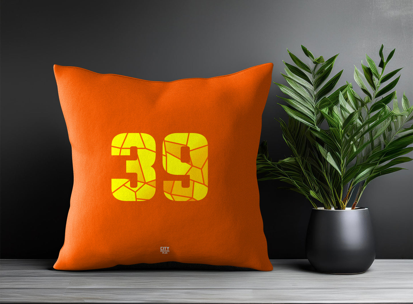 39 Number Square & Rectangle Pillow Cases | Print Deliver Plus by City Posters Plus