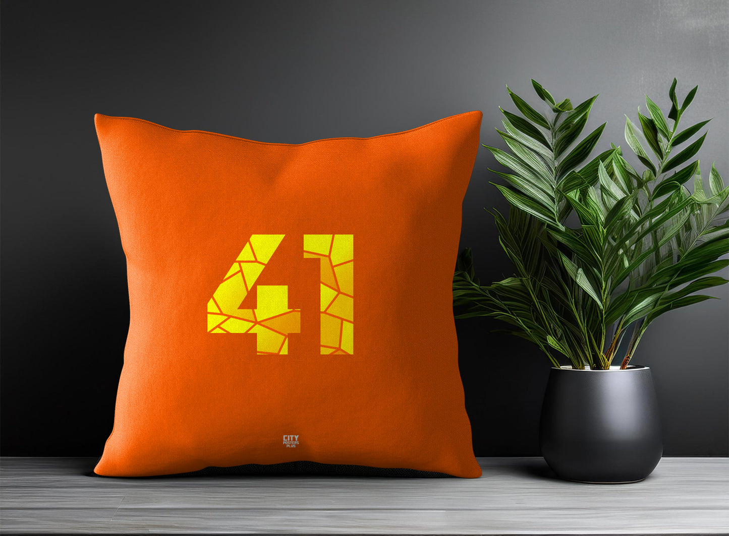 41 Number Square & Rectangle Pillow Cases | Print Deliver Plus by City Posters Plus