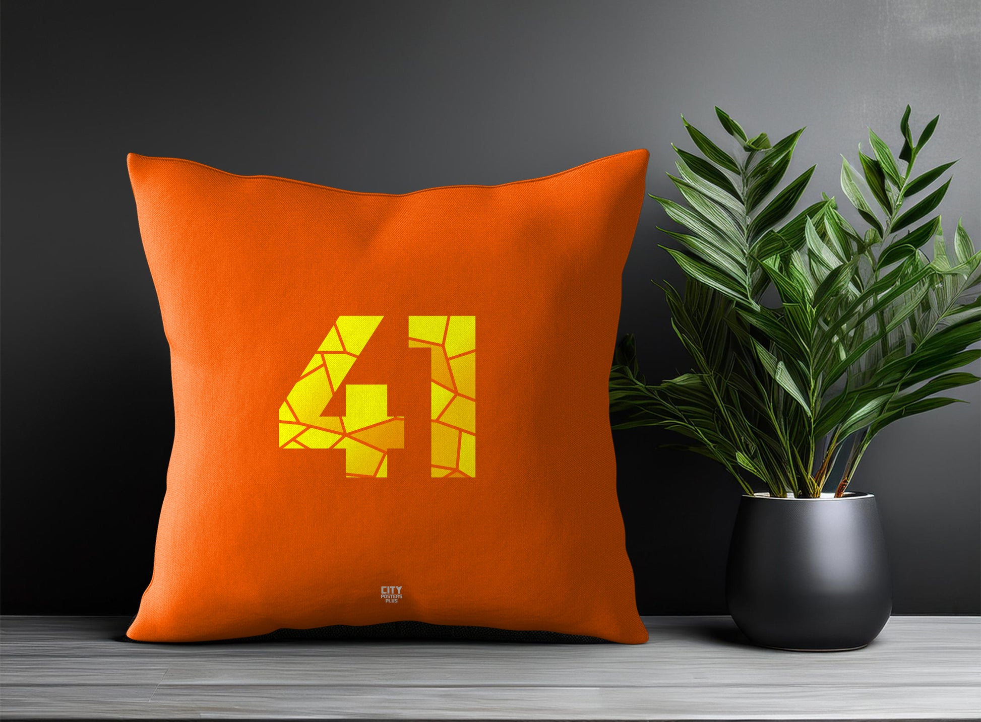 41 Number Square & Rectangle Pillow Cases | Print Deliver Plus by City Posters Plus