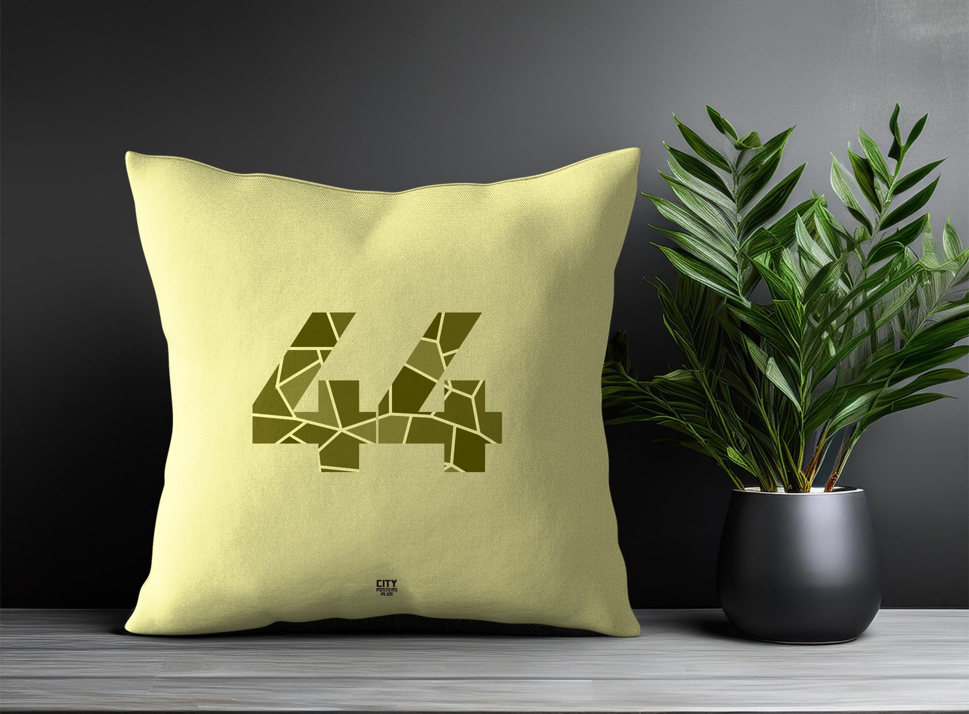 44 Number Square & Rectangle Pillow Cases | Print Deliver Plus by City Posters Plus