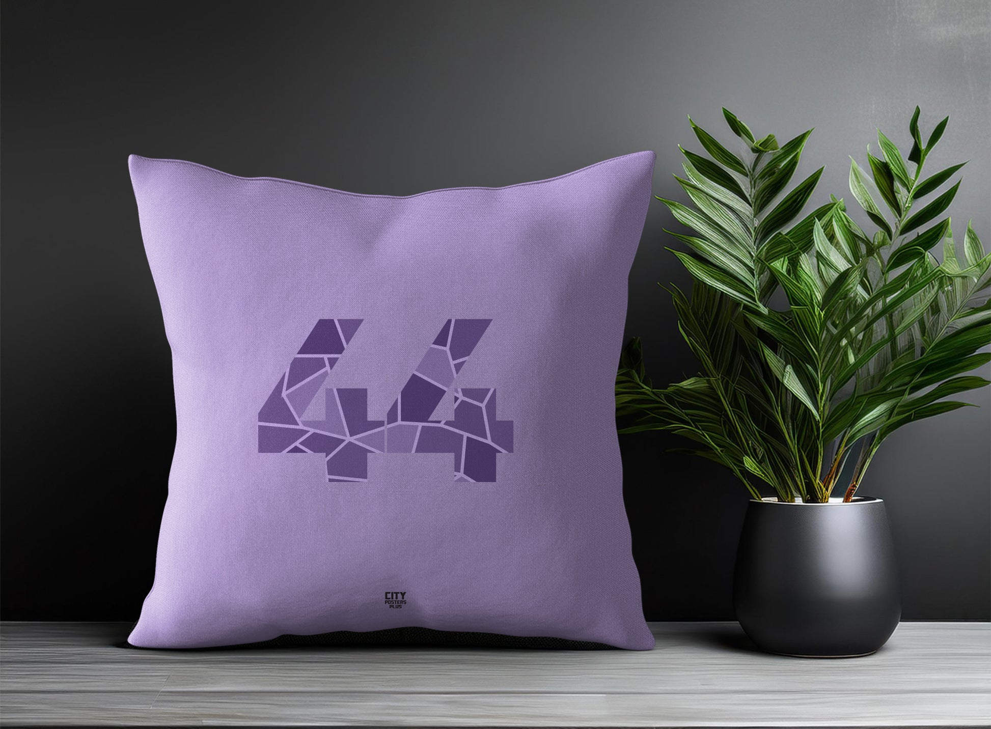 44 Number Square & Rectangle Pillow Cases | Print Deliver Plus by City Posters Plus