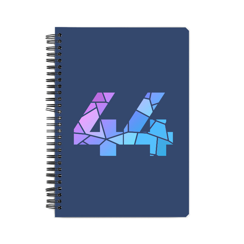 44 Number Notebook (Navy Blue)