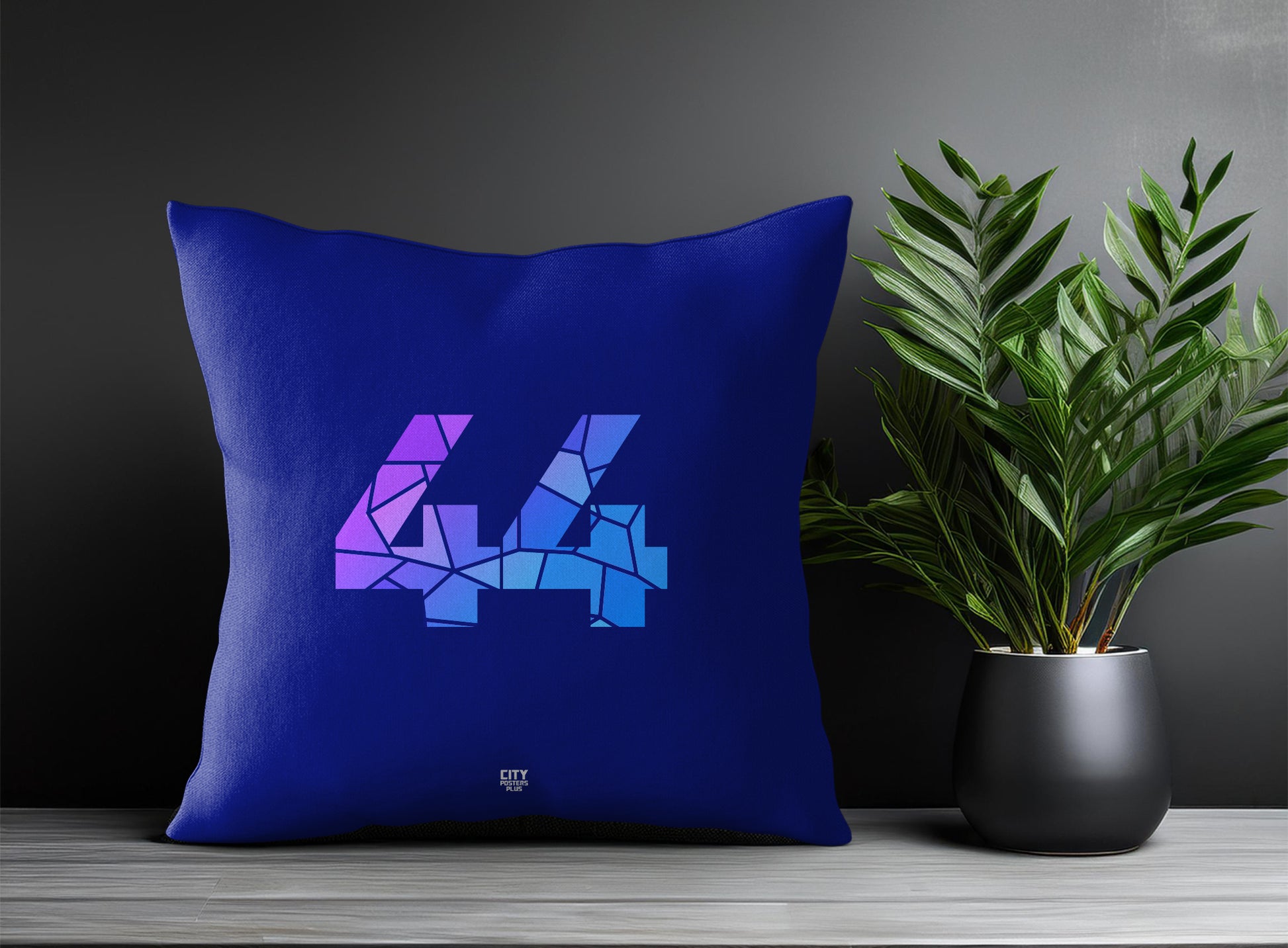 44 Number Square & Rectangle Pillow Cases | Print Deliver Plus by City Posters Plus