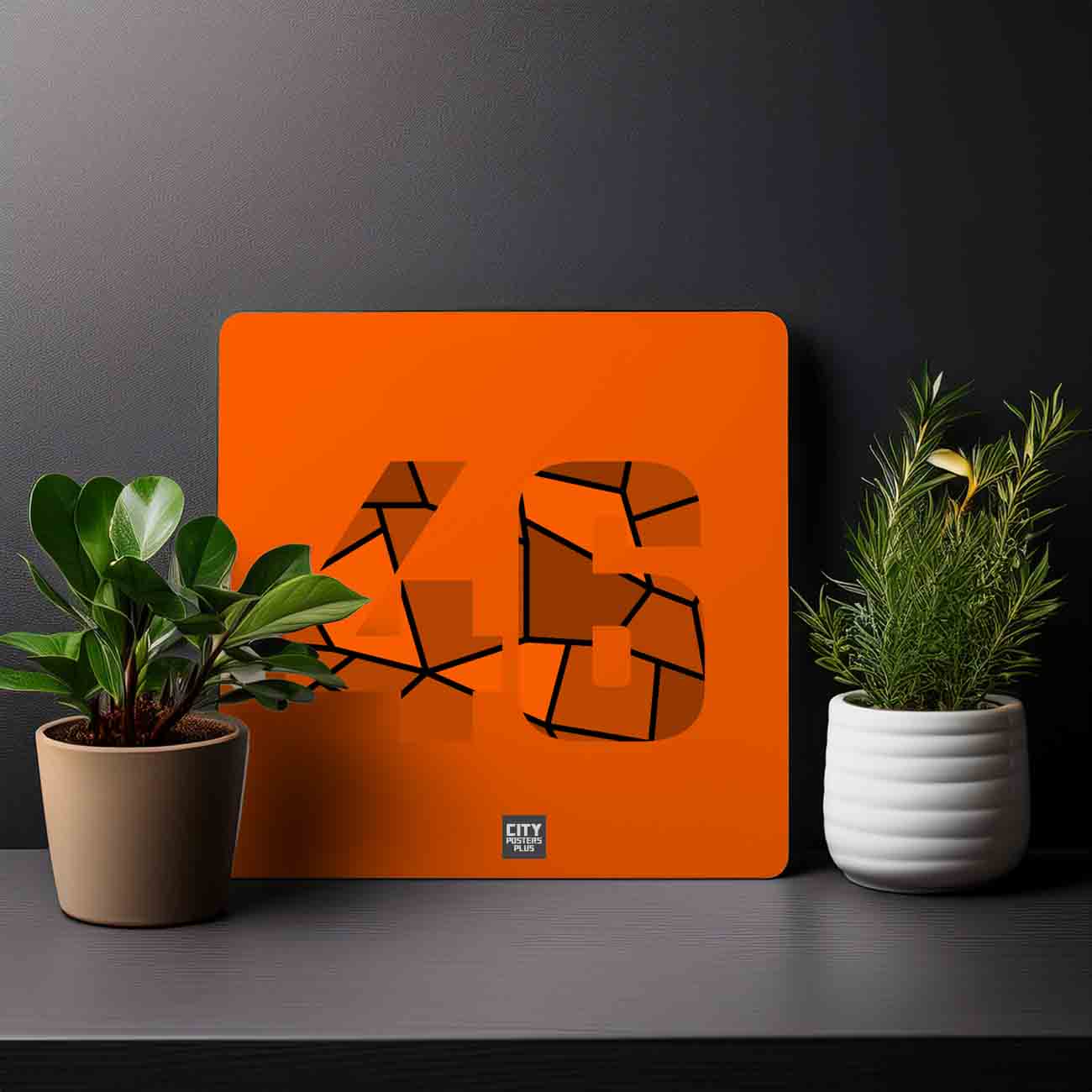 46 Number Mousepad (Orange)
