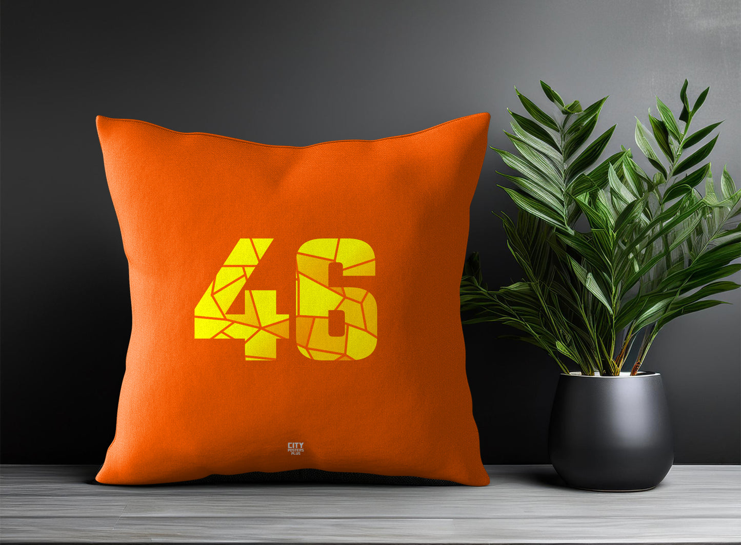 46 Number Square & Rectangle Pillow Cases | Print Deliver Plus by City Posters Plus