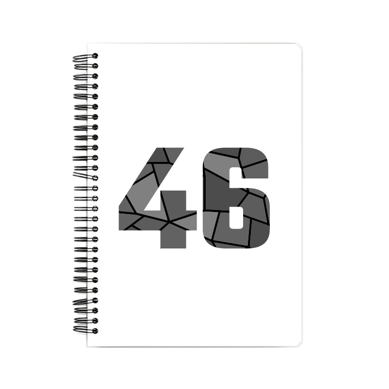 46 Number Notebook (White)