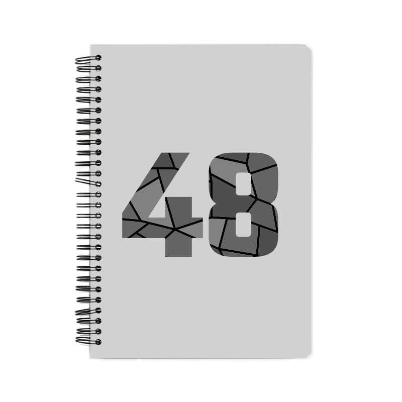48 Number Notebook (Melange Grey)