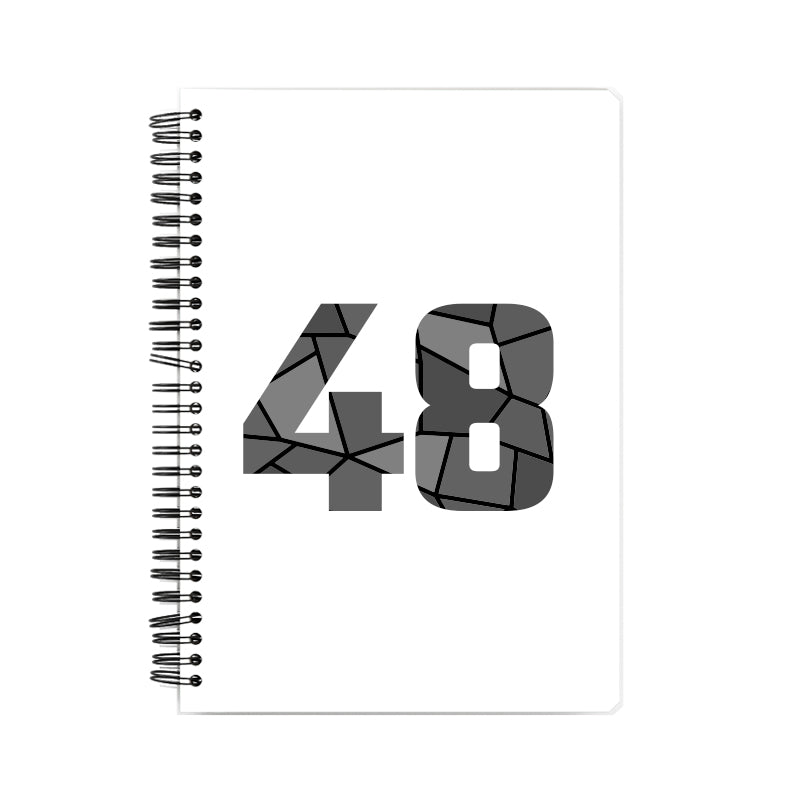 48 Number Notebook (White)