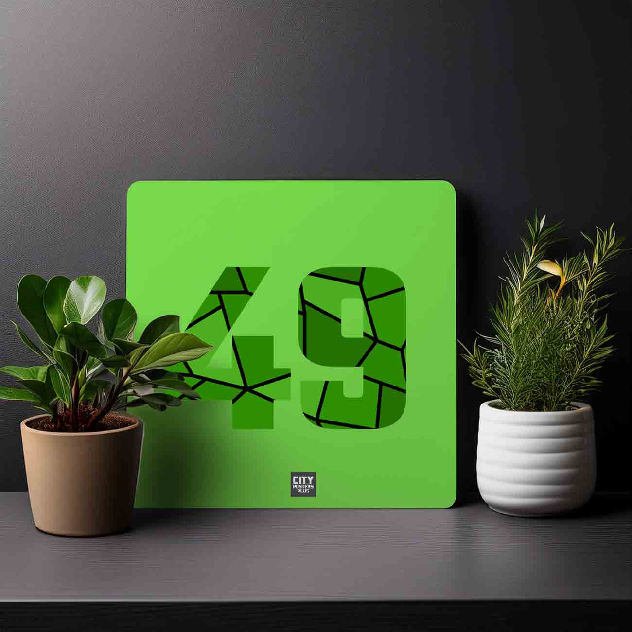 49 Number Mousepad (Liril Green)