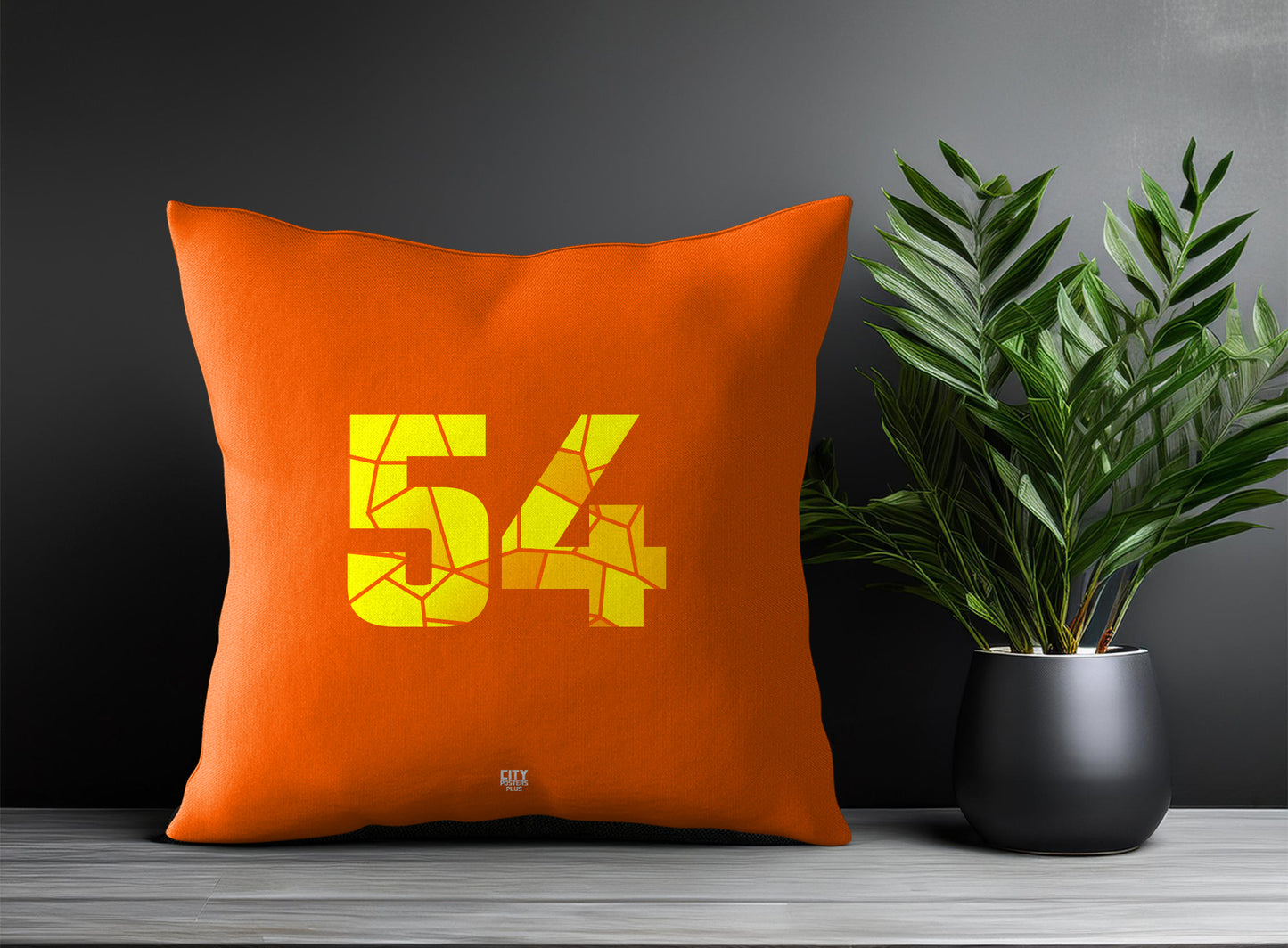 54 Number Square & Rectangle Pillow Cases | Print Deliver Plus by City Posters Plus