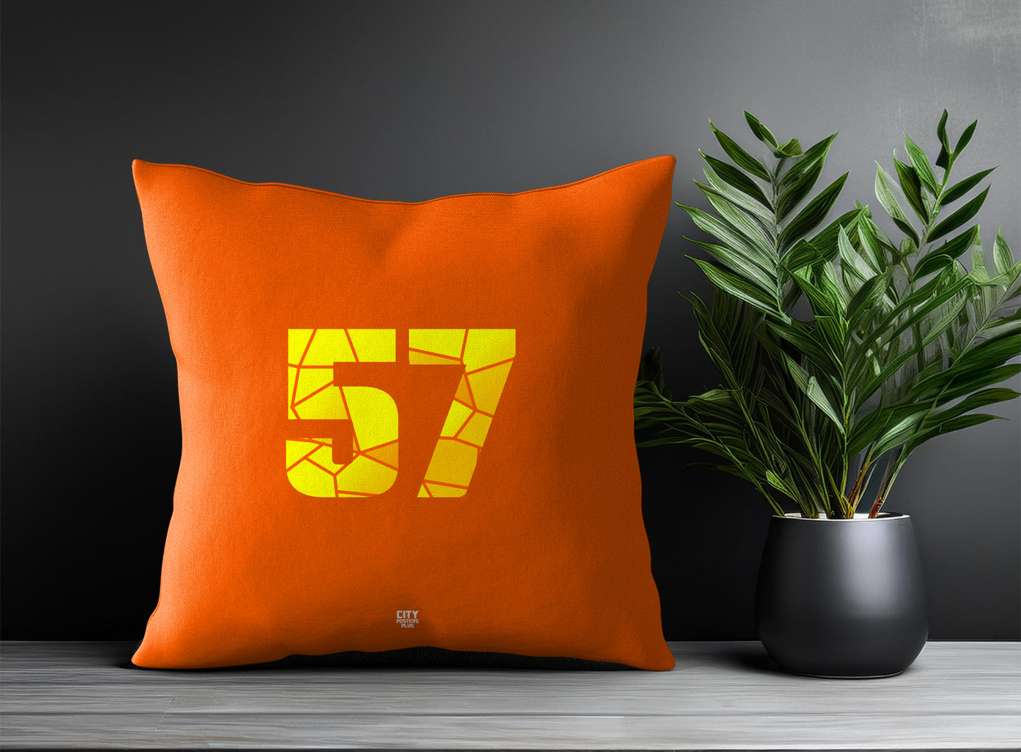 57 Number Square & Rectangle Pillow Cases | Print Deliver Plus by City Posters Plus